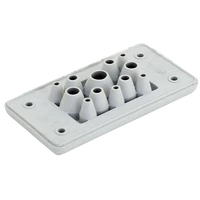Tracon EKBV-10 Elosztószekrény kábelbevezető,gumi, 12db kábelhez 107×56×19mm, IP65
