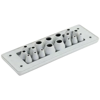 Tracon EKBV-24 Elosztószekrény kábelbevezető,gumi, 17db kábelhez 153×56×19mm, IP65