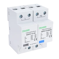 Tracon ESPD1+2-50-1+1P T1+T2 AC típusú túlfeszültséglevezető, egybeépített Uc:385V; Iimp:50/100kA; In:50/100kA; Up:2,5kV; 1+1P