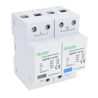 Tracon ESPD1+2-50-2P T1+T2 AC típusú túlfeszültséglevezető, egybeépített Uc:385V; Iimp:50kA; In:50kA; Imax:160kA; Up:2,5kV; 2P