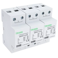 Tracon ESPD1+2-50-3P T1+T2 AC típusú túlfeszültséglevezető, egybeépített Uc:385V; Iimp:50kA; In:50kA; Imax:160kA; Up:2,5kV; 3P