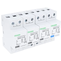 Tracon ESPD1+2-50-4P T1+T2 AC típusú túlfeszültséglevezető, egybeépített Uc:385V; Iimp:50kA; In:50kA; Imax:160kA; Up:2,5kV; 4P