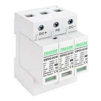 Tracon ESPD2-DC40-1000 T2 DC típusú túlfeszültség levezető, cserélhető betéttel Ucpv: 1200V; In:20kA; Imax:40kA; Up:4kV