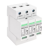 Tracon ESPD2-DC40-600 T2 DC típusú túlfeszültség levezető, cserélhető betéttel Ucpv: 800V; In:20kA; Imax:40kA; Up:2,6kV