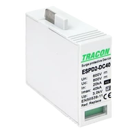 Tracon ESPD2-DC40-600VG T2 DC típusú VG túlfeszültséglevezető betét 600V Ucpv: 800V; In:20kA; Imax:40kA; Up:2,6kV; Var+GTD