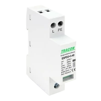 Tracon ESPD2+3-40-1+1P T2+T3 AC típusú túlfeszültséglevezető, egybeépített Uc:275V; In:20kA; Imax40kA; Uoc:10kV; Up:1,3/1,5kV; 1+1P