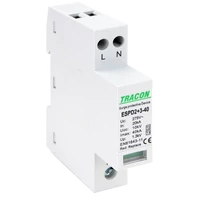 Tracon ESPD2+3-40-2P T2+T3 AC típusú túlfeszültséglevezető, egybeépített Uc:275V; In:20kA; Imax40kA; Uoc:10kV; Up:1,3kV; 2P