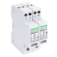 Tracon ESPD2+3-40-3+1P T2+T3 AC típusú túlfeszültséglevezető, egybeépített Uc:275V; In:20kA; Imax40kA; Uoc:10kV; Up:1,3/1,5kV; 3+1P