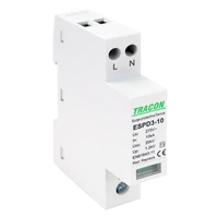 Tracon ESPD3-10-2P T3 AC típusú túlfeszültség levezető, egybeépített Uc:275V; In:10kA; Uoc:20kV; Up:1,2kV; 2P