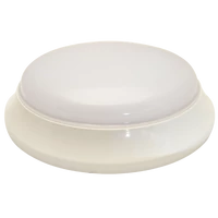 Tracon EVAS14NW Műanyag búrás falon kívüli LED világítótest mozgásérzékelővel 100-240V,50Hz,14W,1000lm,4000K,1-8m,10s-12m,IP54,EEI=F