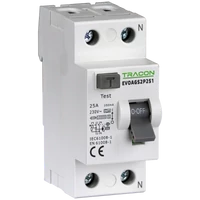 Tracon EVOAGS2P401 Áram-védőkapcsoló, 2 pólusú 40A, 100mA, 10kA, A/S