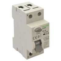 Tracon EVOG2P631 Áram-védőkapcsoló, 2 pólusú 63A, 100mA, 6kA, A