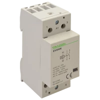 Tracon EVOHK2-63 Installációs kontaktor 230V, 50Hz, 2 Mod, 2×NO, AC1/AC7a, 63A,