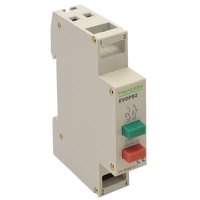 Tracon EVOPB2 Moduláris nyomógomb 230V, 50Hz, 1NO, 1NC, Ith:16A, AC-14, Ie:6A