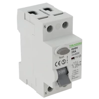 Tracon EVOV2P801 Áram-védőkapcsoló, 2 pólusú 80A, 100mA, 6kA, AC