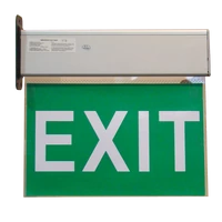 Tracon EXIT-02-J Élvilágítós LED kijáratjelző ragasztható piktogramokkal 230V, 50Hz, 8×LED, 3h, 2,4V / 900mAh, Ni-Cd