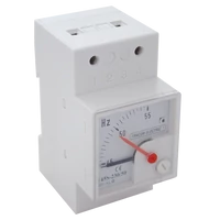 Tracon F45S-230/50 Sínre pattintható analóg frekvenciamérő 230V, 50Hz