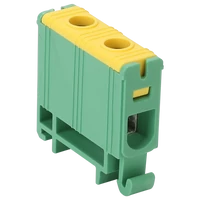 Tracon FLEAL-16/1ZS Főáramköri leágazó kapocs, sínre szerelhető, zöld-sárga 1.5-16mm2, max. 1000VAC, 1500VDC, max.85A