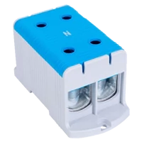 Tracon FLEAL-240/2K Főáramköri leágazó kapocs, felületre szerelhető, kék 35-240mm2, max. 1000VAC/1500VDC, max.425A