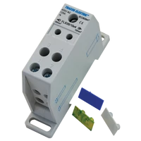 Tracon FLS35/10X4 Fővezetéki leágazó sorkapocs, sínre szerelhető 1×35mm2 / 4×10mm2, 400VAC, 125A, MULTICOLOR