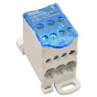 Tracon FLSO16 Fővezetéki leágazó sorkapocs nyitható fedéllel 3×16(16)mm2 / 4×10(6)mm2, 1000VAC/DC, 80A