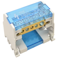 Tracon FLSO25-2P7 Moduláris elosztóblokk nyitható fedéllel 1×25(25)mm2 / 3×10(6)mm2, 3×16(10)mm2, 500VAC/DC, 100A