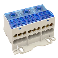 Tracon FLSO50-3P Fővezetéki leágazó sorkapocs nyitható fedéllel 3×1×50(35)mm2 / 3×6×16(10)mm2, 690VAC/DC, 175 A