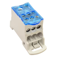 Tracon FLSO70 Fővezetéki leágazó sorkapocs nyitható fedéllel 1×70(50)mm2 / 6×25(16)mm2, 1000VAC/DC, 160A