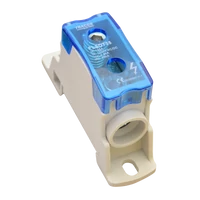 Tracon FLSOT35 Moduláris toldó kapocs nyitható fedéllel 1×35(35)mm2 / 1×35(35)mm2, 1000VAC/DC, 125A
