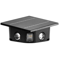 Tracon GARSL6 Napelemes kerti falilámpa 0,4W, 3000K, 36 lm, 3,7V/1300mAh Li, IP44