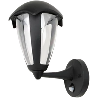 Tracon GARUM8W LED kültéri fali lámpa mozg.érz.álló kar 230 VAC, 50 Hz, 8 W, 550 lm, 3000 K, IP54, EEI=G