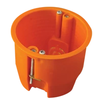 Tracon GD60 Gipszkarton doboz, mély, fedél nélkül, narancssárga 65×60mm