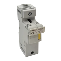 Tracon HBA-1P-100 Szakaszolókapcsoló-biztosító hengeres bizt.hoz, maszkolható 100A, 22x58mm; Un=230V/400V