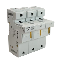 Tracon HBA-3P-100 Szakaszolókapcsoló-biztosítóhengeres bizt.hoz, maszkolható 100A, 22x58mm; Un=230V/400V