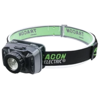 Tracon HL300B Fejlámpa, akkumulátoros, mozgásérzékelős kapcsolással 10 W, 600 lm, 5 h, 3,7 V, 1800 mAh, Li-Po