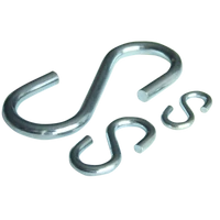 Tracon HR4-40 Acél kampó, horganyzott 4×40mm, 575N