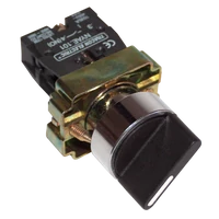 Tracon KBD25STT Tokozott karos kapcsoló, fémalap, kétállású 1×NC+1×NO, 3A/230V AC, IP44