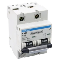 Tracon KMH-2100 Kismegszakító, nagyáramú, 2 pólus, C karakterisztika 100A, 6kA