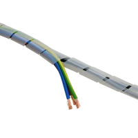 Tracon KSPI-4N Vezetékösszefogó szalagspirál, natúr dmin-dmax=4-20mm, PE