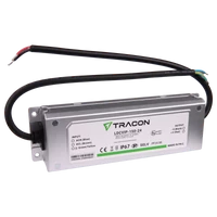 Tracon LDCVIP-150-24 Védett fém házas LED meghajtó 100-240VAC/24VDC,150W,0-6,3A, IP67