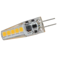 Tracon LG4X2W Szilikon házas LED fényforrás 12 VAC/DC, 2 W, 3000 K, G4, 180 lm, 270°, EEI=F