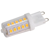 Tracon LG9X3W LED fényforrás műanyag házban 230 VAC, 3 W, 2700 K, G9, 350 lm, 270°, EEI=E