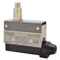Tracon LS7110 Helyzetkapcsoló, kúpos, ütközős 1xCO, 2A/230V AC-15, 0,3A/250V DC-13, 22mm, IP40