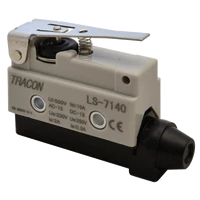 Tracon LS7140 Helyzetkapcsoló, rugószáras 1xCO, 2A/230V AC-15, 0,3A/250V DC-13, 46mm, IP40