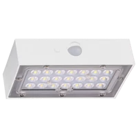 Tracon LSBW3W Napelemes LED fali világítótest mozgásérzékelővel, fehér 3W, 4000K, 350 lm, IP65, 3,7 V, 1,2Ah