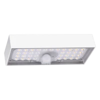 Tracon LSBW6W Napelemes LED fali világítótest mozgásérzékelővel, fehér 6W, 4000K, 900 lm, IP65, 3,7 V, 3Ah