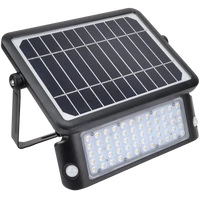 Tracon LSFL10W Napelemes LED fényvető mozgásérzékelővel 10 W, 4000 K, 1080 lm, IP65, 3,7 V 7200 mAh