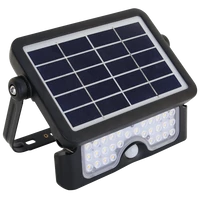 Tracon LSFL5W Napelemes LED fényvető mozgásérzékelővel 5 W, 4000 K, 500 lm, IP65, 3,7 V 2×1500 mAh