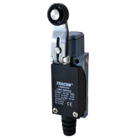 Tracon LSME8104 Helyzetkapcsoló, lengőkar-görgő 1xNO+1xNC, 2A/230V AC-15, 0,3A/250V DC-13, 30mm, IP65