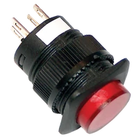 Tracon MNG-110R Mini jelzőlámpás nyomógomb, piros 1×NO, 110V AC/DC